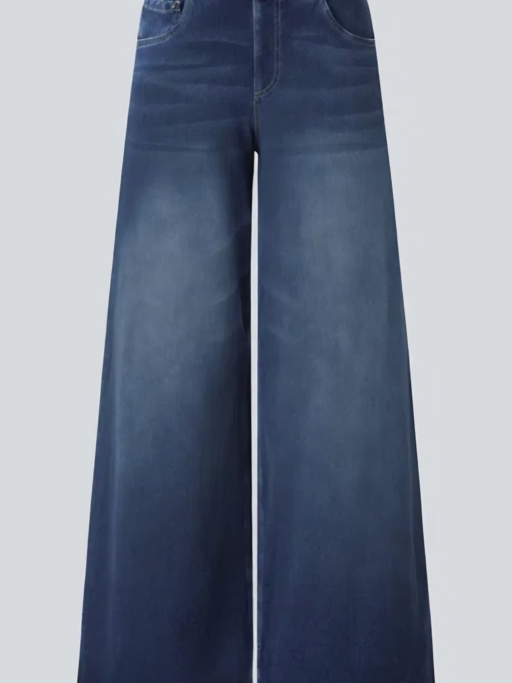 Halara Flex™ High Waisted Pockets Baggy Wide Leg Washed Casual Jeans XL